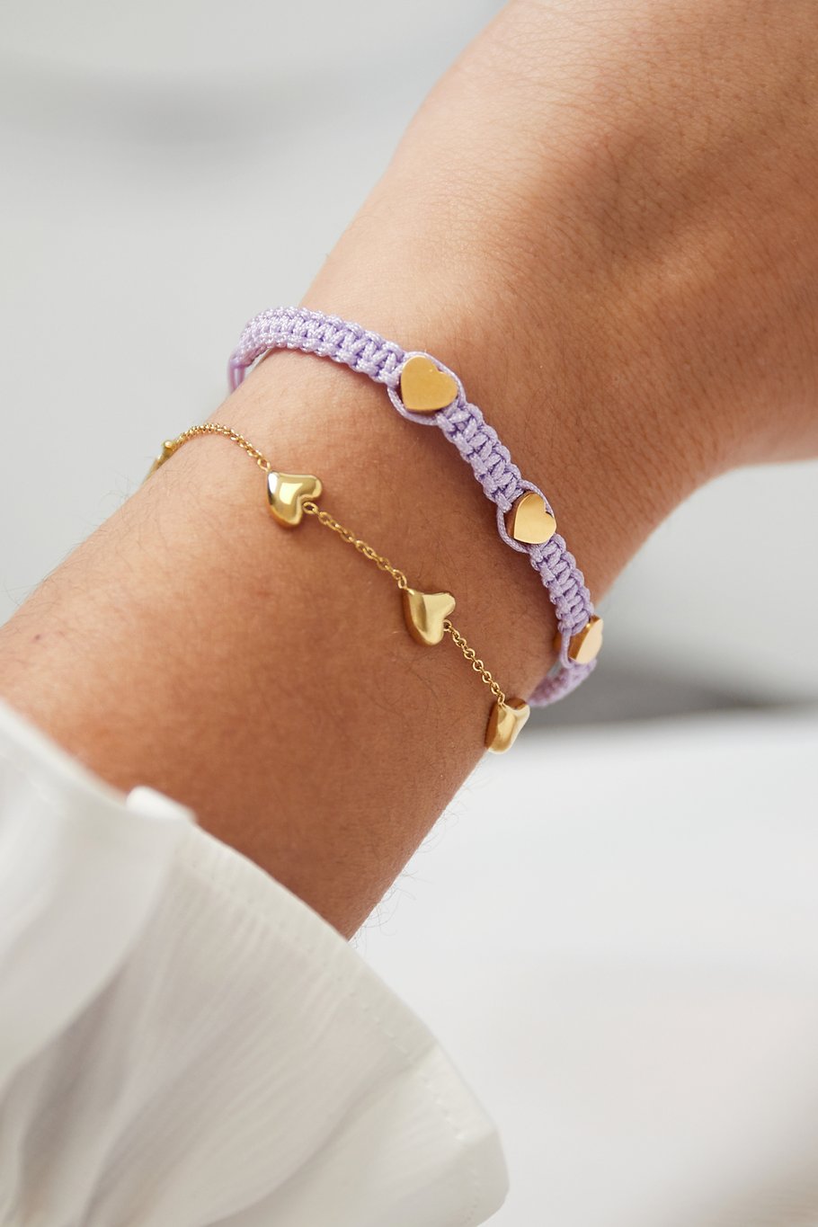Armband süßes Herz - Fuchsia Bild2