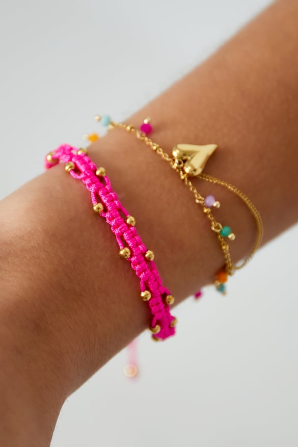 Bracciale Tiny dots - Fucsia