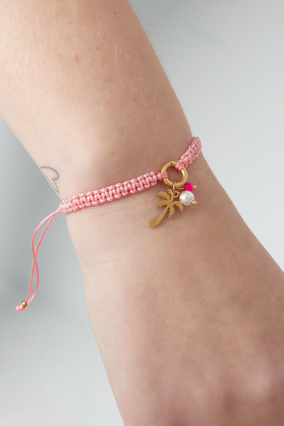 palm paradise armband - orange und Goldfarbe Bild3