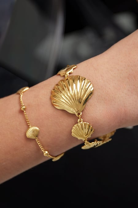 Bracelet sea shell lover - Gold color 2