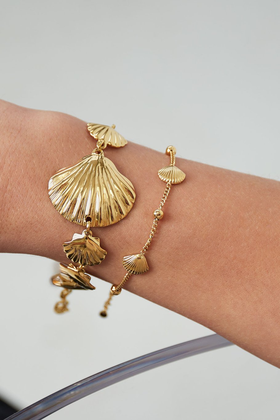 Muschel-Serenade-Armband - Goldfarben Bild2