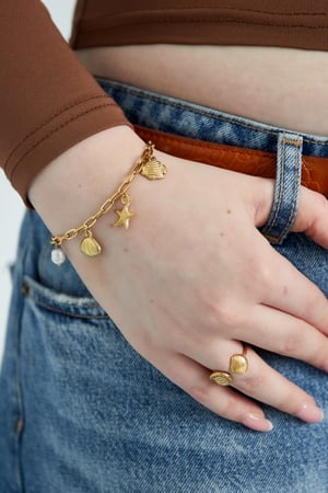 Sea you soon bracelet - gold color h5 Picture2