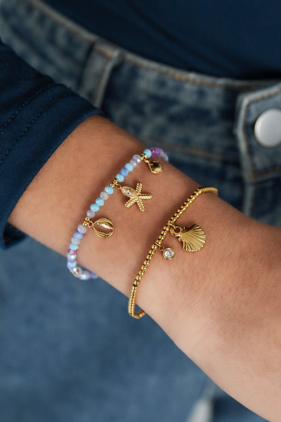 beach day bracelet - blue  Picture2