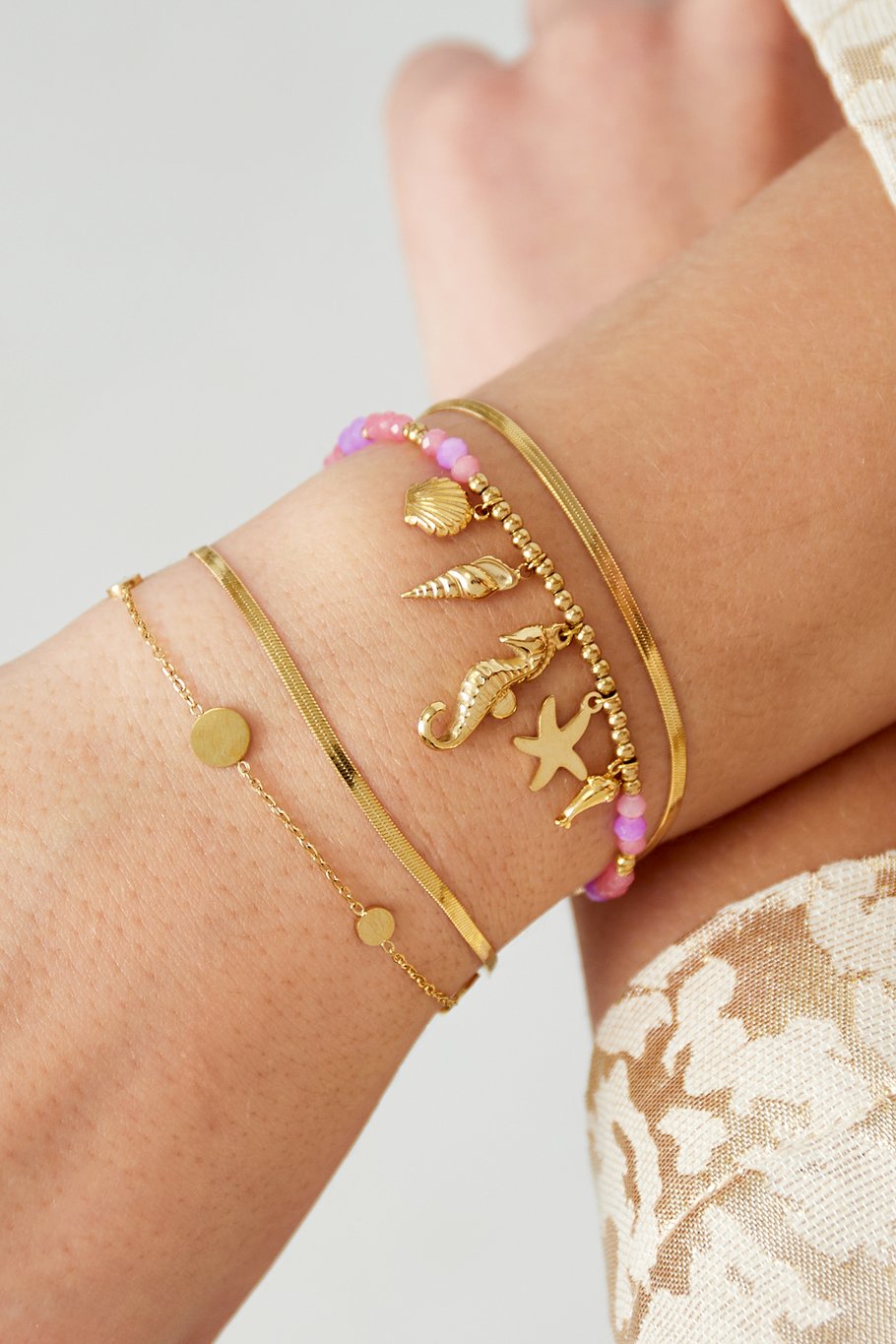 Armband Delfintraum - Fuchsia Bild2