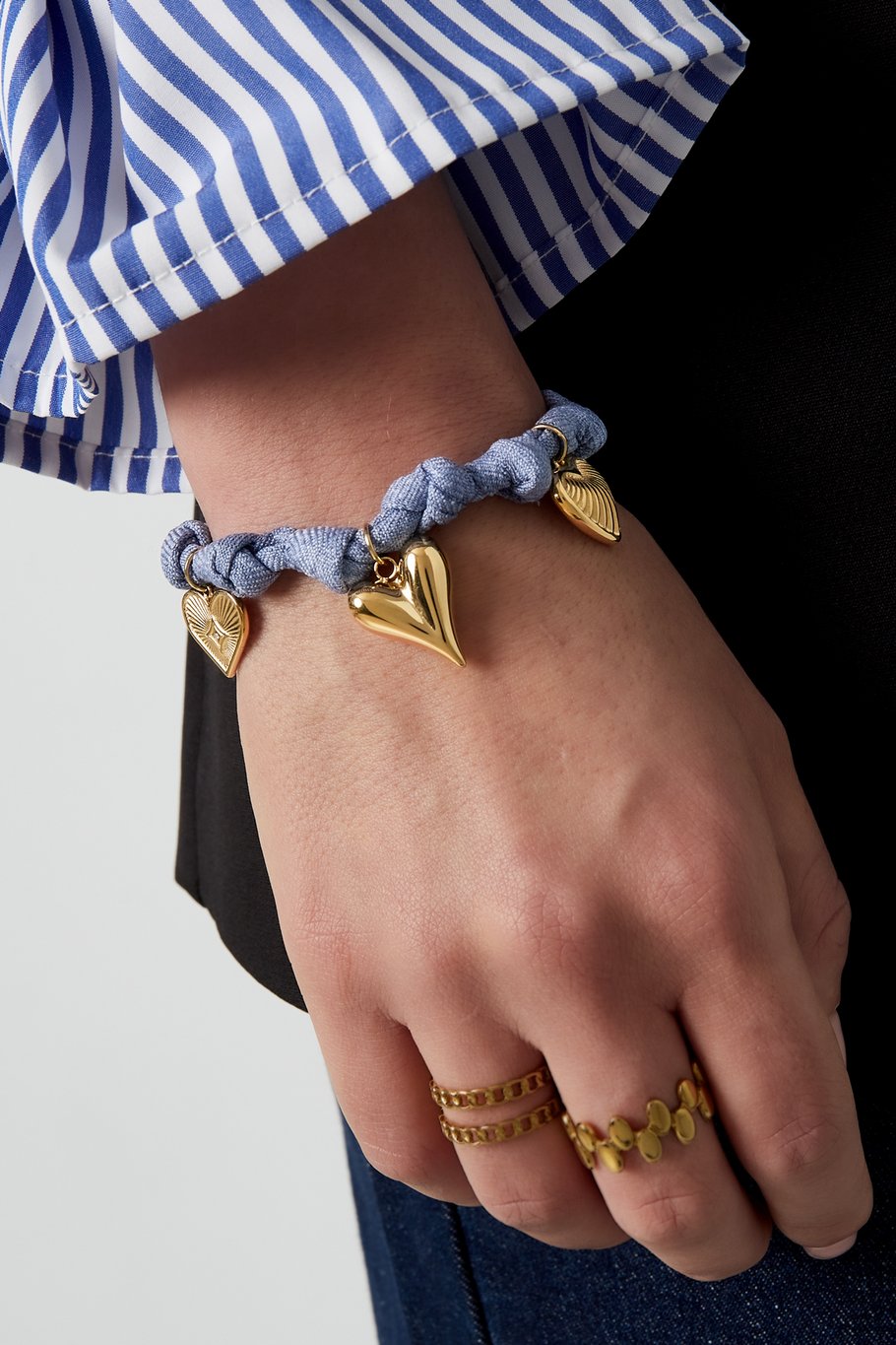 Bracelet color bliss heart - Fuchsia Picture2