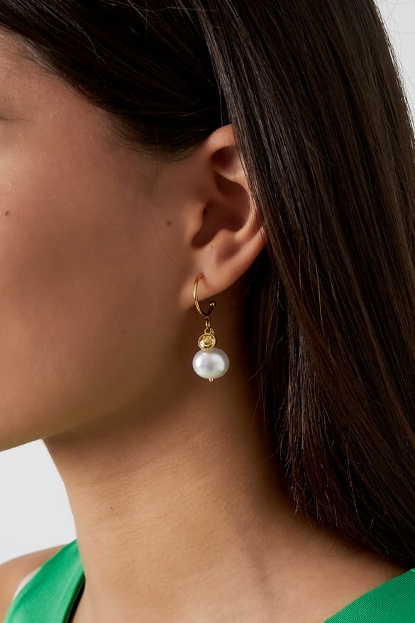 Happy glow oorbellen - Goud kleur