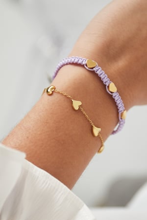 Sweet affection bracelet - Gold color h5 Picture2