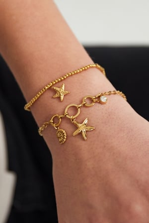 Charm bracelet i sea you - Gold color h5 Picture2