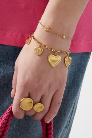 Heart's desire bracelet - Gold color h5 Picture2