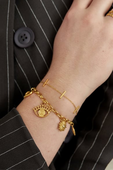 Charm-Wunderland-Armband - Goldfarben h5 Bild2