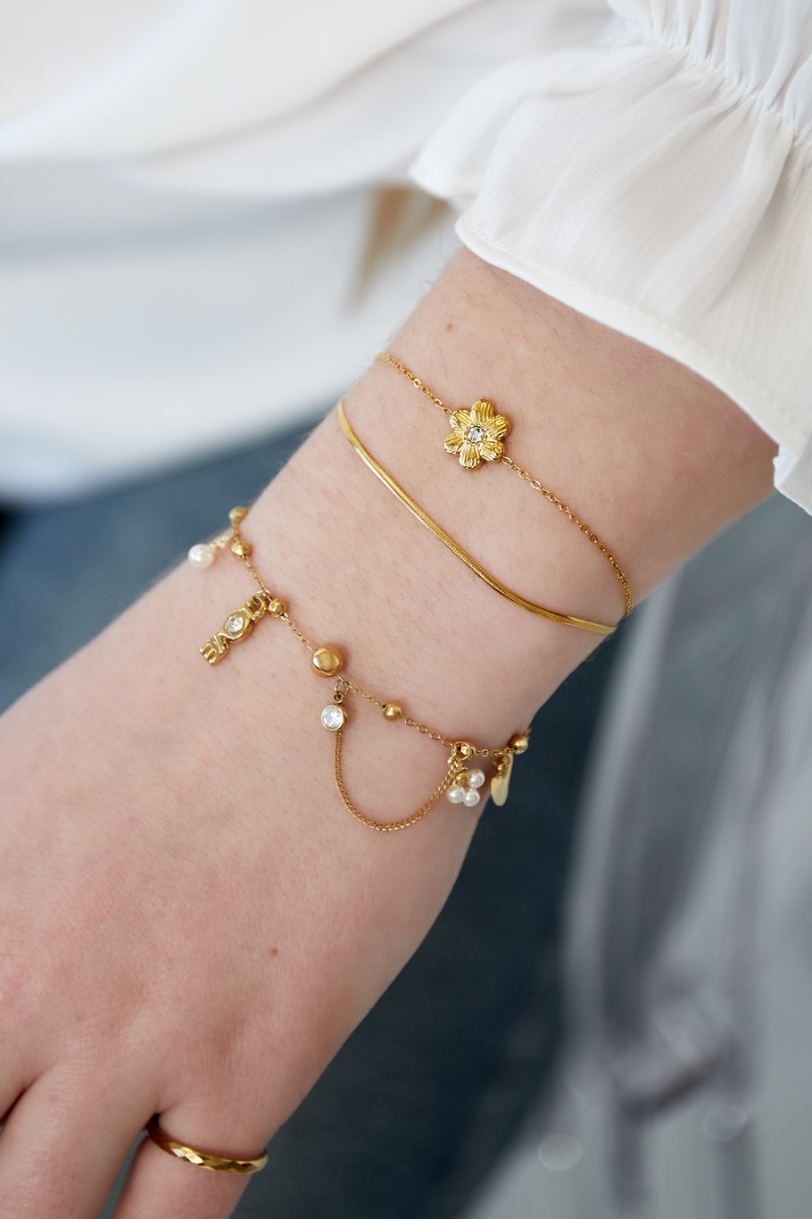 flower love bracelet Picture2