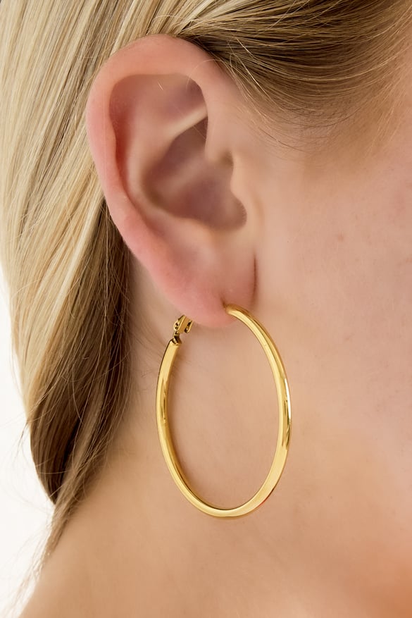 Basic Hoop Küpeler L