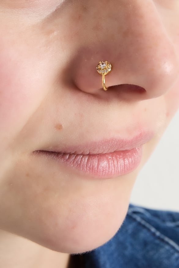 Nose & ear cuff sparkly 2
