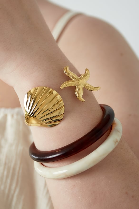 Bracelet coquillage et étoile de mer 2