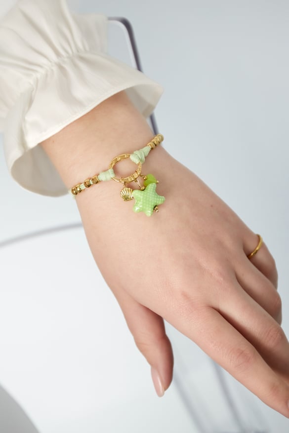 starry bracelet - green &amp; 
