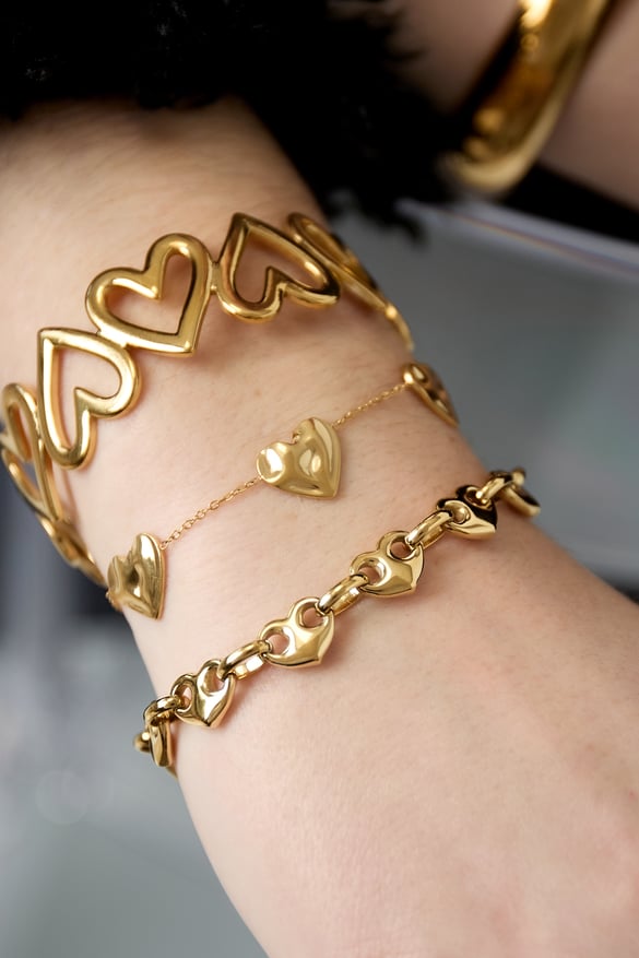 Stainless Steel Chain Bracelets Chain Casual Daily Simple Series Women's jewelry