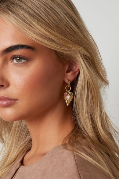 Drop Earrings leaf Casual Daily Simple Series Women's jewelry h5 Picture2