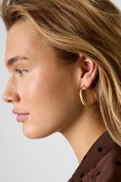 Hoop Earrings circle Casual Daily Simple Series Women's jewelry h5 Picture2