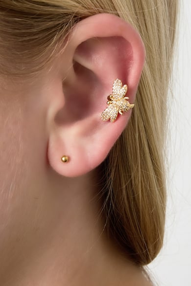 Puños de oreja de cobre con diseño de animales, estilo casual y diario h5 Imagen2