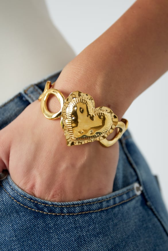 Liefdesmanchet armband 2