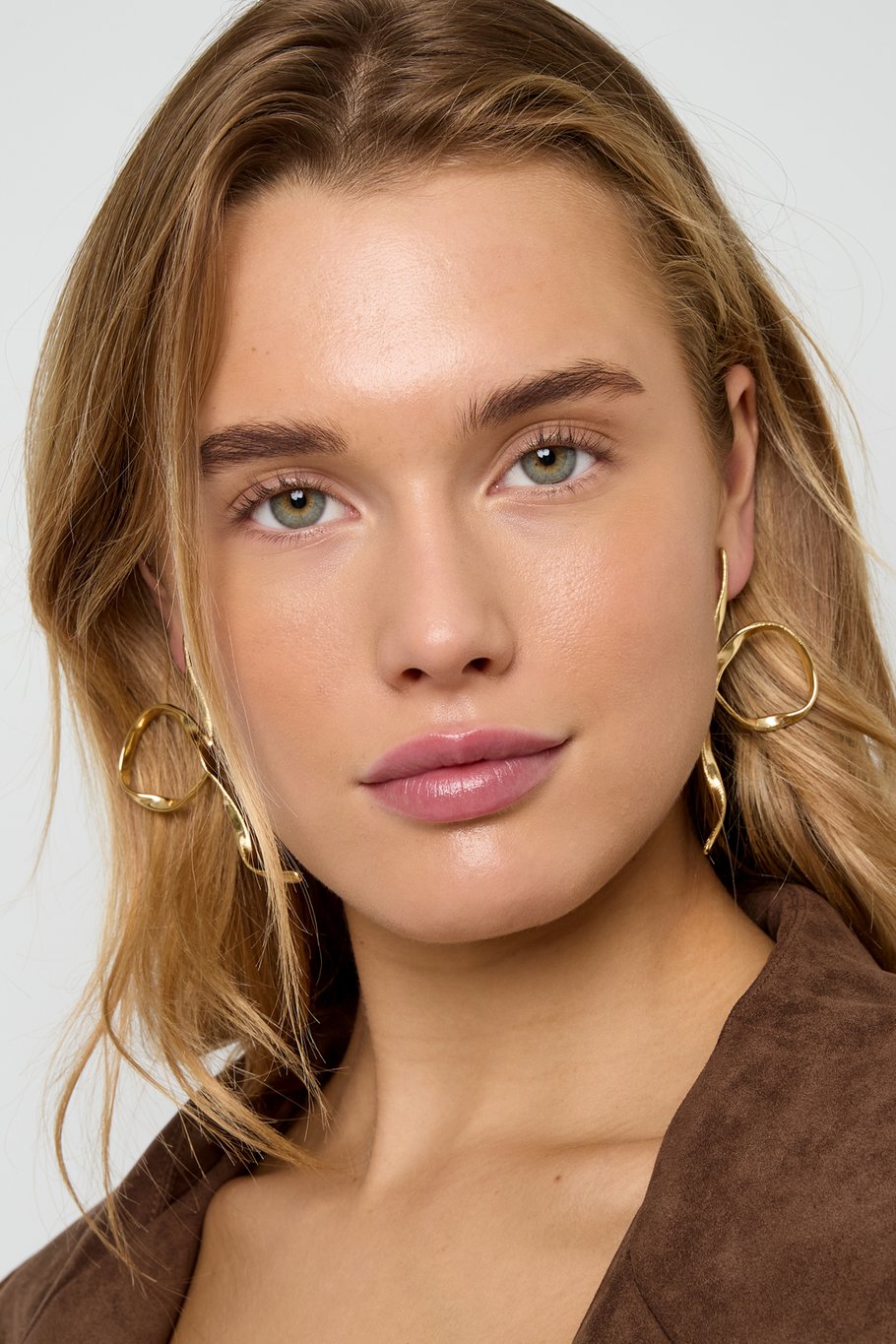 Boucles d'oreilles à tige lignes Casual Daily Simple Series Bijoux pour femmes h5Image2