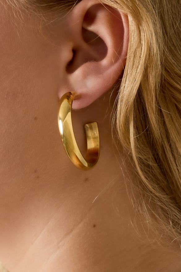 Halo hoop earrings 2