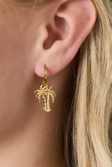 304S.steel Drop Earrings Plant Casual Daily h5 Picture2