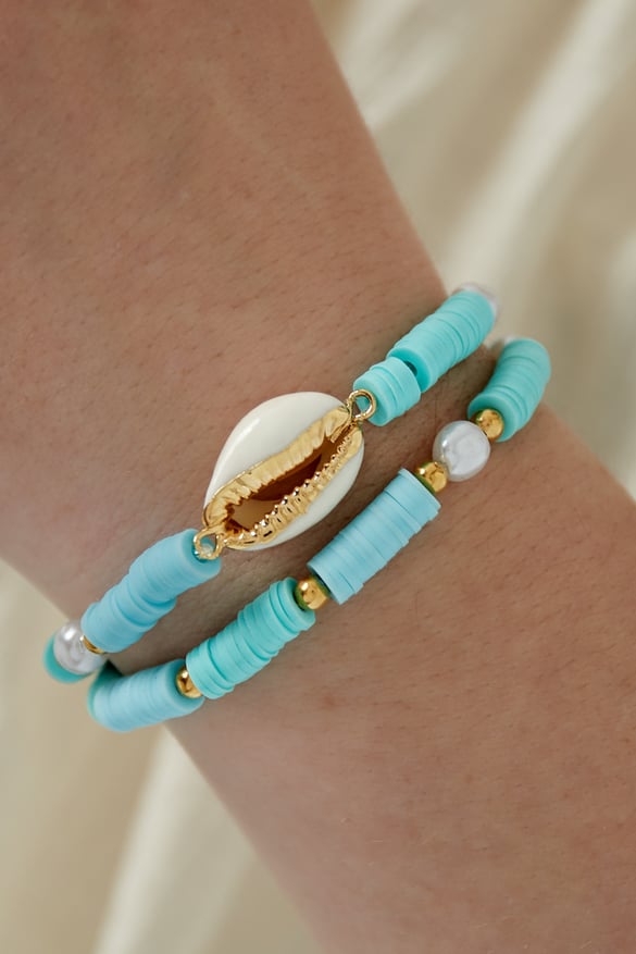Blütenmuschel-Armband 2