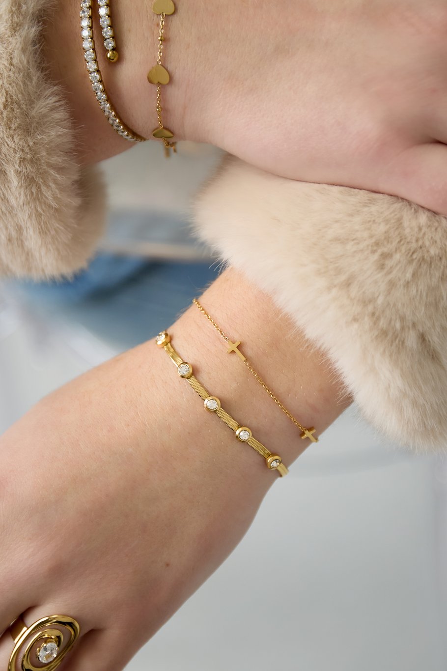 Rhinestone Chain Bracelets Chain Casual Daily Simple Series Women's jewelry h5Picture2