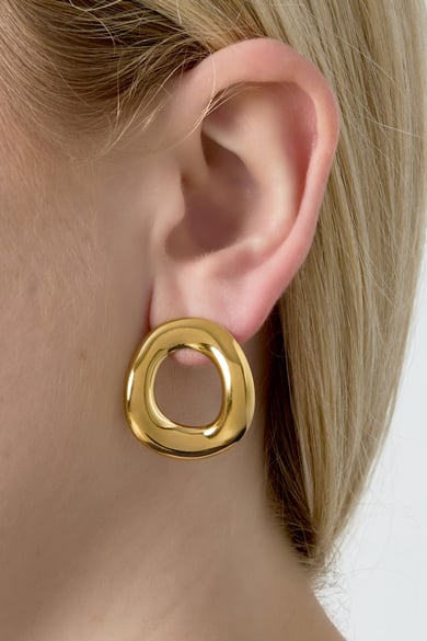 Organic Hoops earrings h5 Picture2
