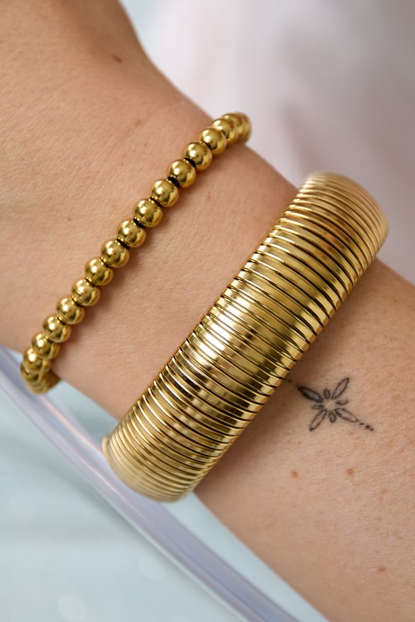 Edelstahl-Armreifen – 20 mm, geometrisch, lässig, alltagstauglich, einfache Serie, Damenschmuck 2