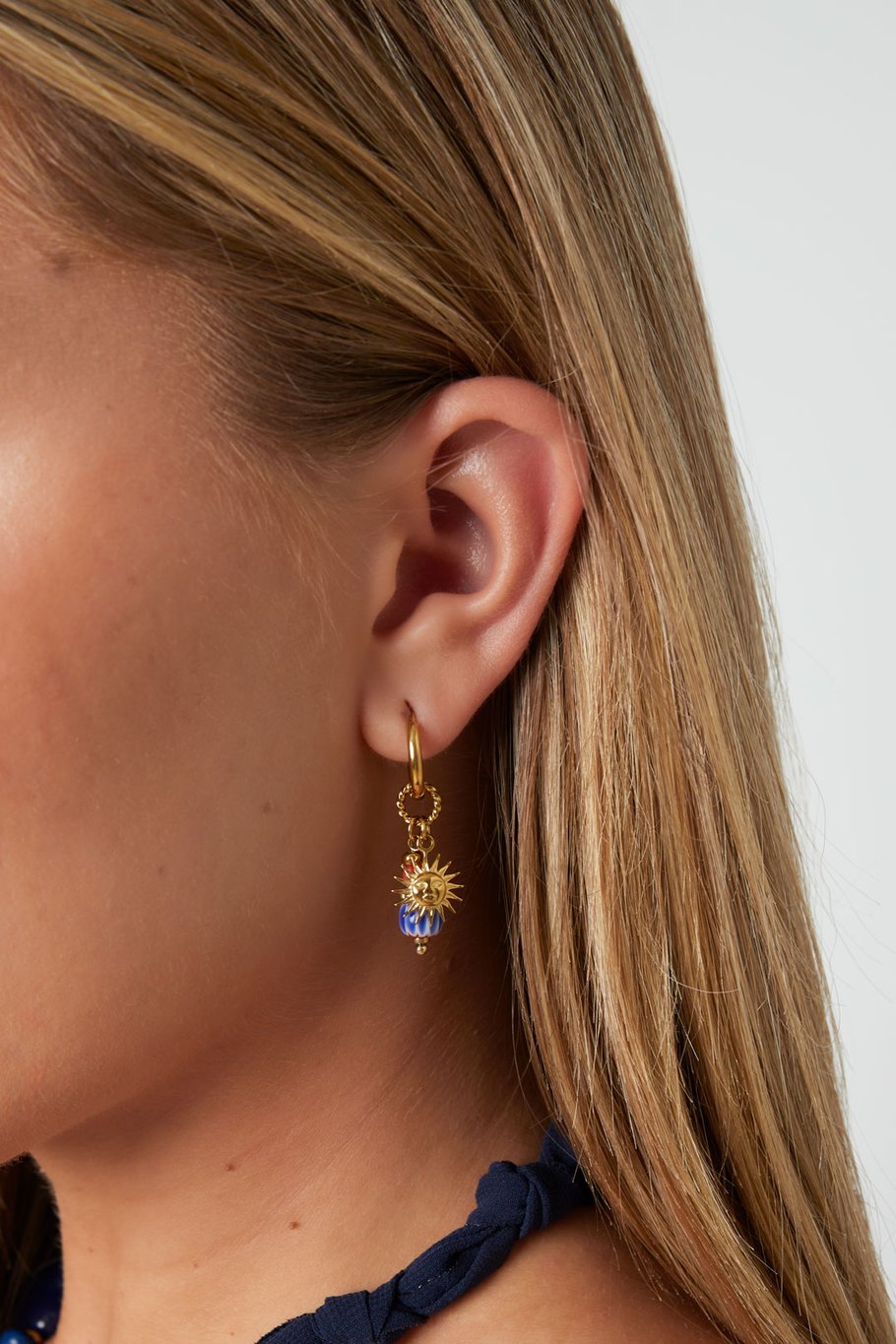 Sun Happy Charm earrings Picture2
