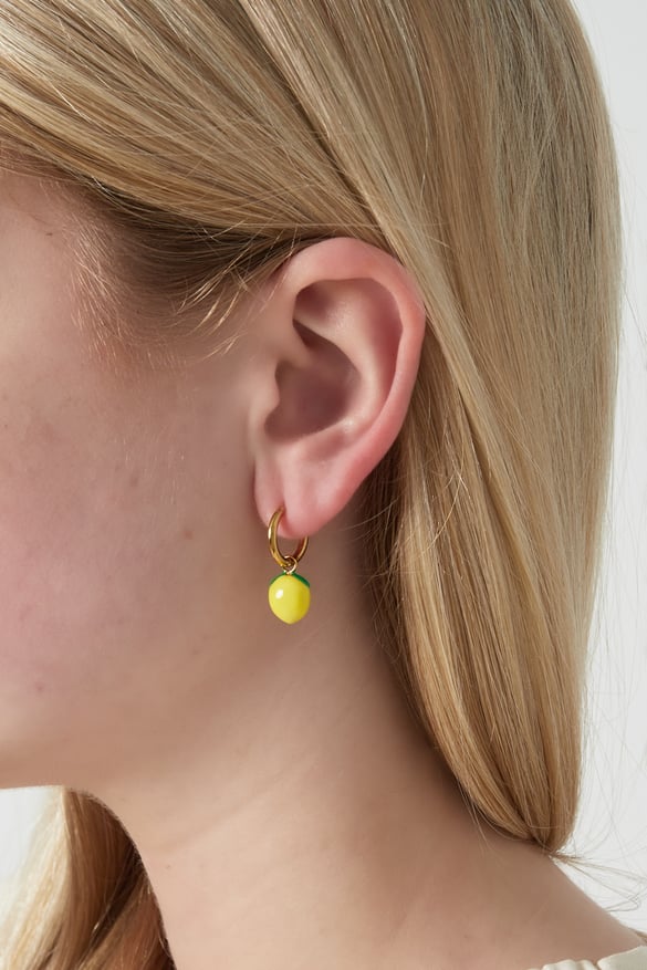 Boucles d&#39;oreilles citron 2