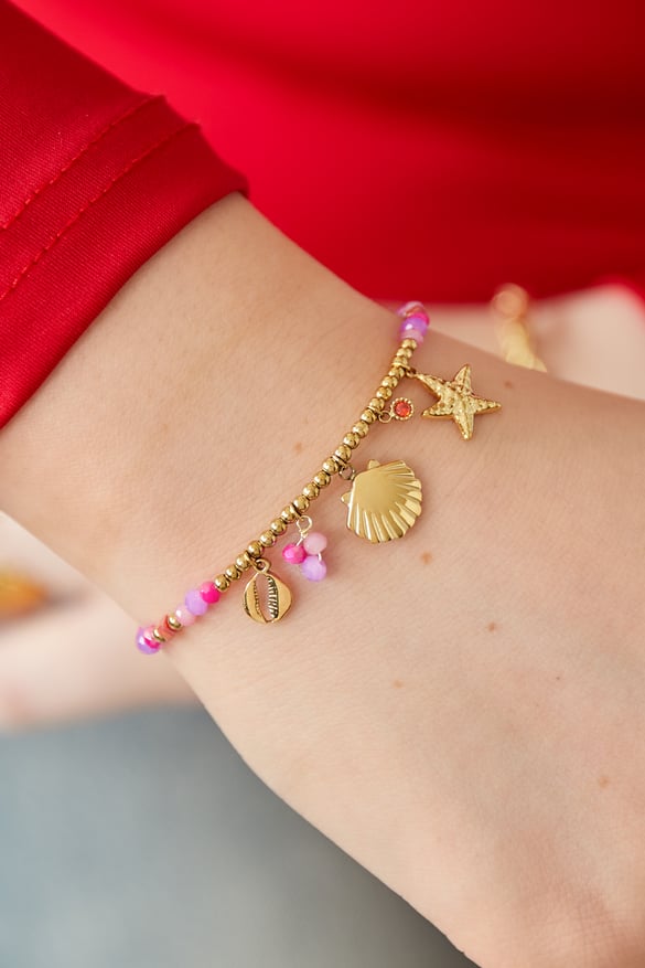 Queen of the sea Bracelet - Fuchsia 2