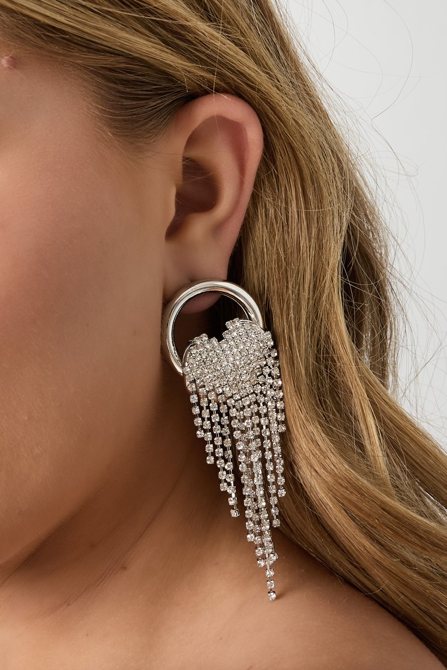 Iron Dangle Earrings irregular shape Elegant Christmas Luxurious Series Women's jewelry Picture4