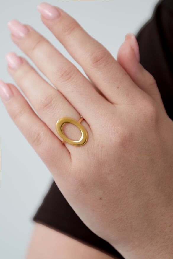Ring mit dem Buchstaben O 2