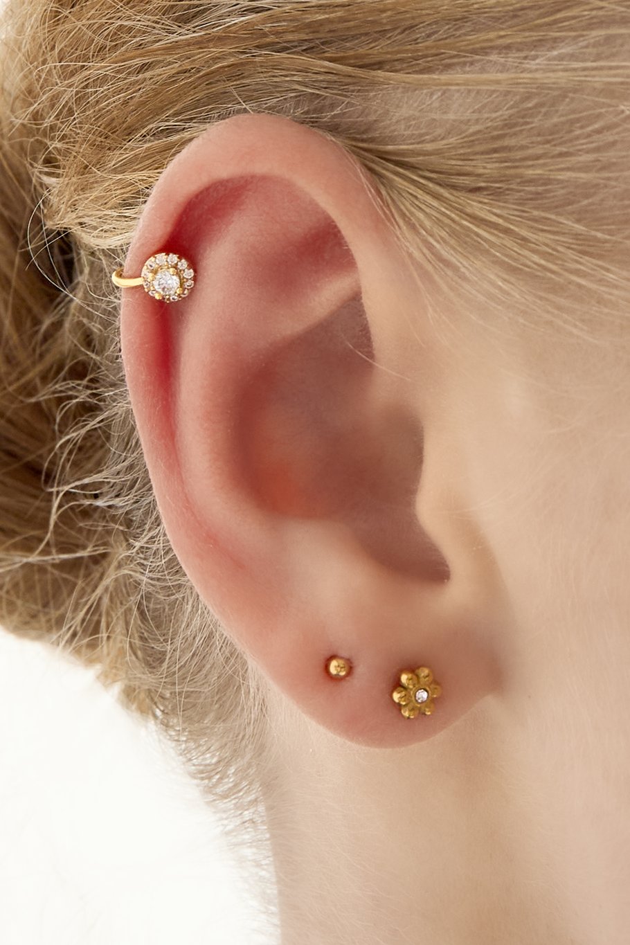 Neus- en oor cuff sparkly Afbeelding3