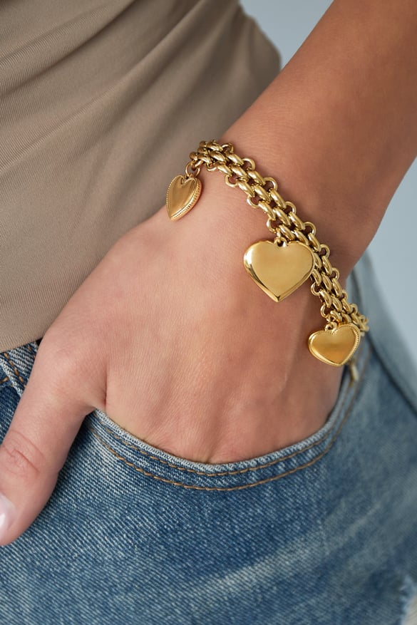 Trio bold heart Bracelet 2