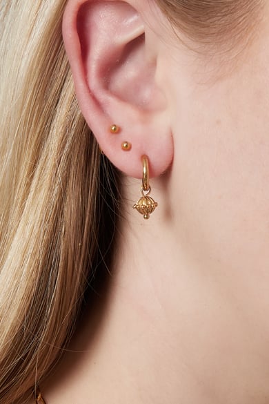 Globe charm earrings h5 Picture2