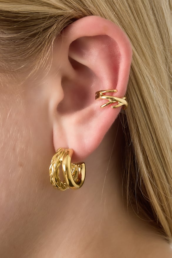 Árbol de aretes tipo manguito