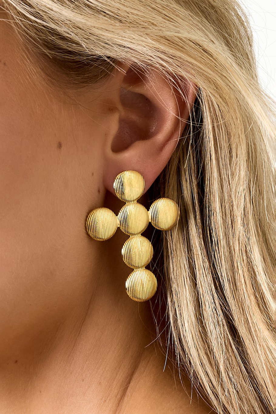 Stainless Steel Stud Earrings Cross Casual Daily Simple Series Women's jewelry Picture3