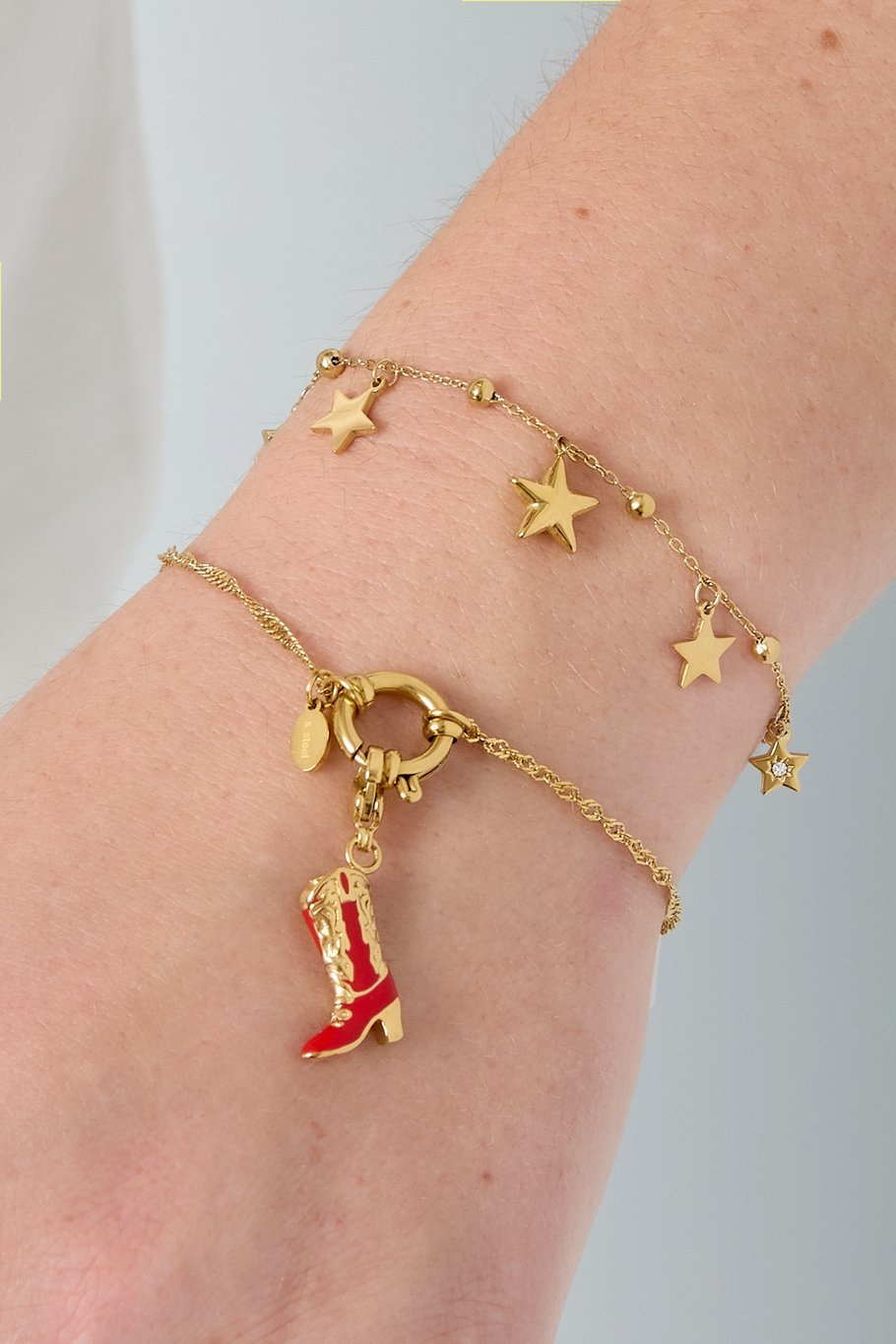 304S.steel Charm Bracelets Star Casual Daily Simple Series Women's jewelry Picture2