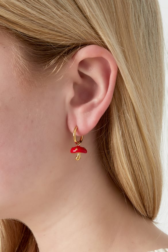 Boucles d&#39;oreilles champignons