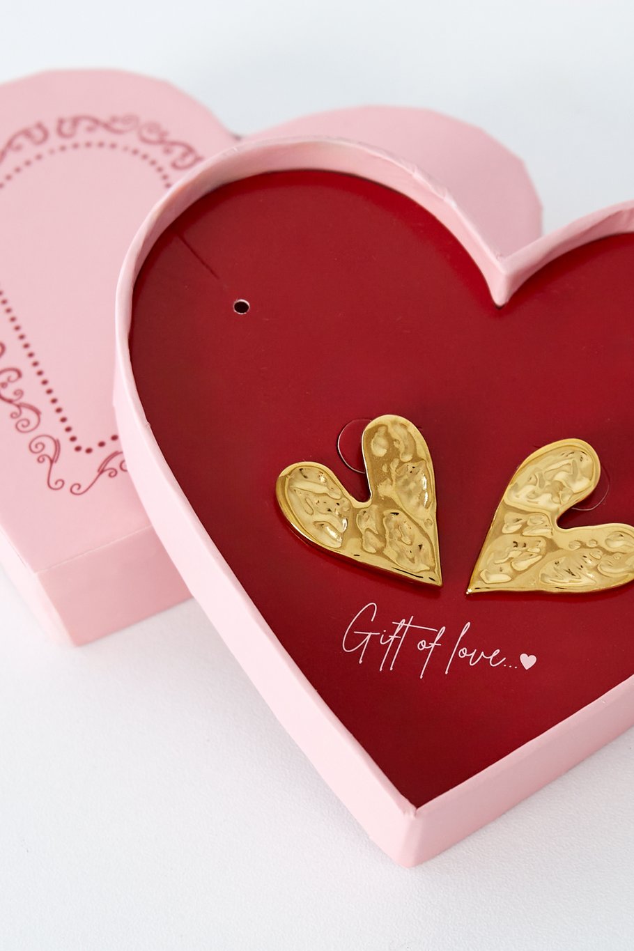 gift of love stainless steel heart earrings Picture4