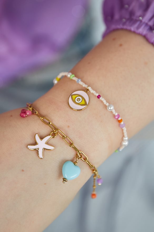 Bracciale All eyes on you - Rosa multi