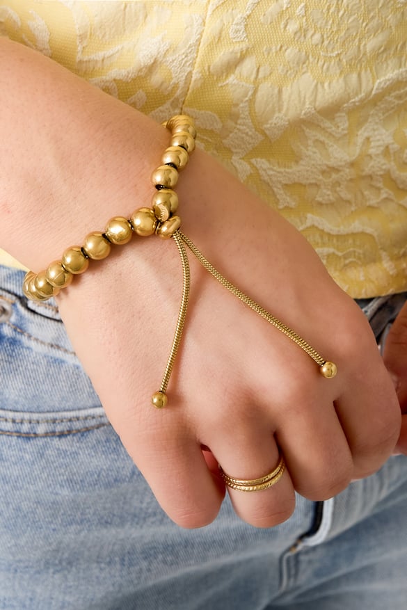 Pulsera de cuentas huecas de 8 mm 2