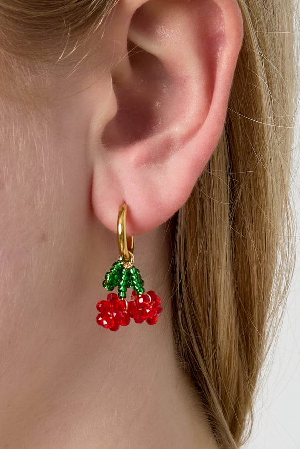 Pendientes colgantes de acero inoxidable con diseño de planta, serie casual, diario y sencillo, joyería para mujer. 2