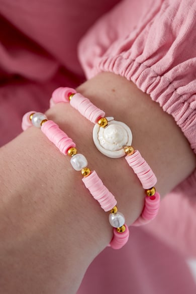 Dubbele schelp armband h5 Afbeelding2