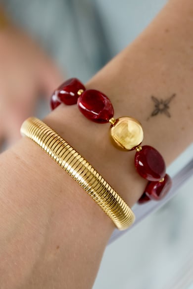 Stainless Steel Bangles-10mm Geometric Casual Daily Simple Series Women's jewelry h5 Picture2