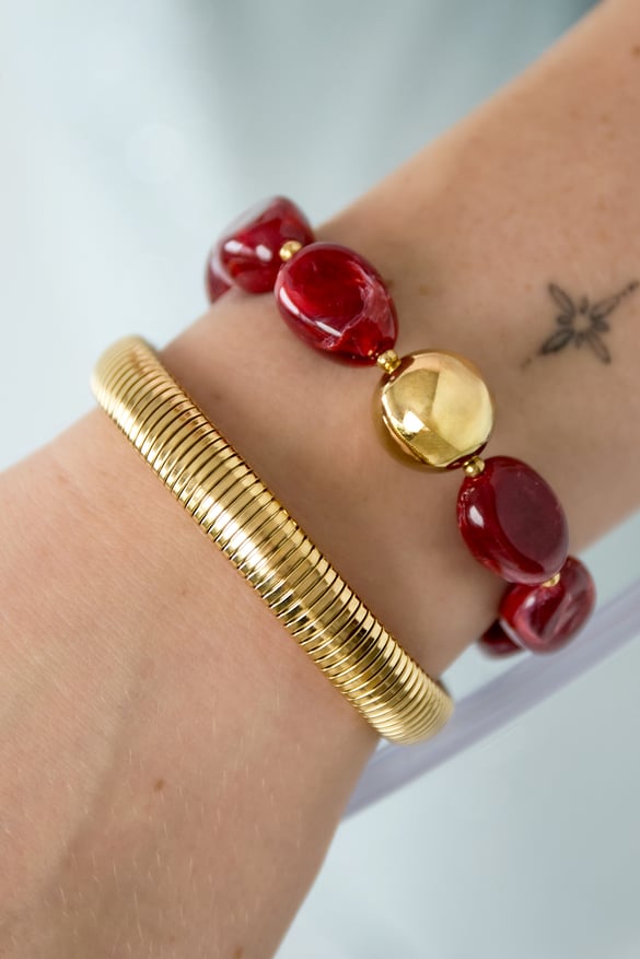 Braccialetti con perline acriliche, casual e quotidiani